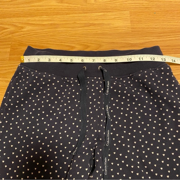 Calvin Klein pajama set size XS navy blue white cotton blend jogger long sleeve - Picture 10 of 14